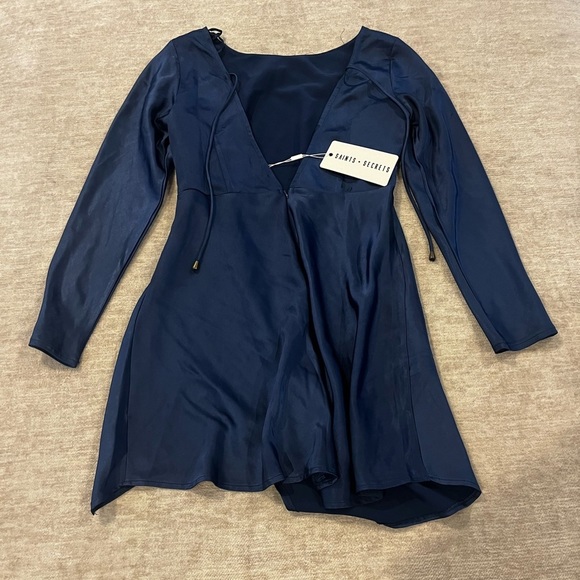 Saints and Secrets EXPRESSED PERMISSION DRESS NAVY - Picture 11 of 11